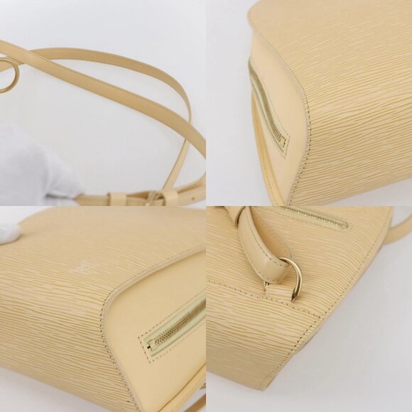 LOUIS VUITTON Epi Mabillon Backpack Vanilla M5223A LV Auth 148764